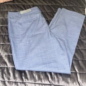 Talbots Hampshire Ankle Straight Leg Pant with Slits at Waist